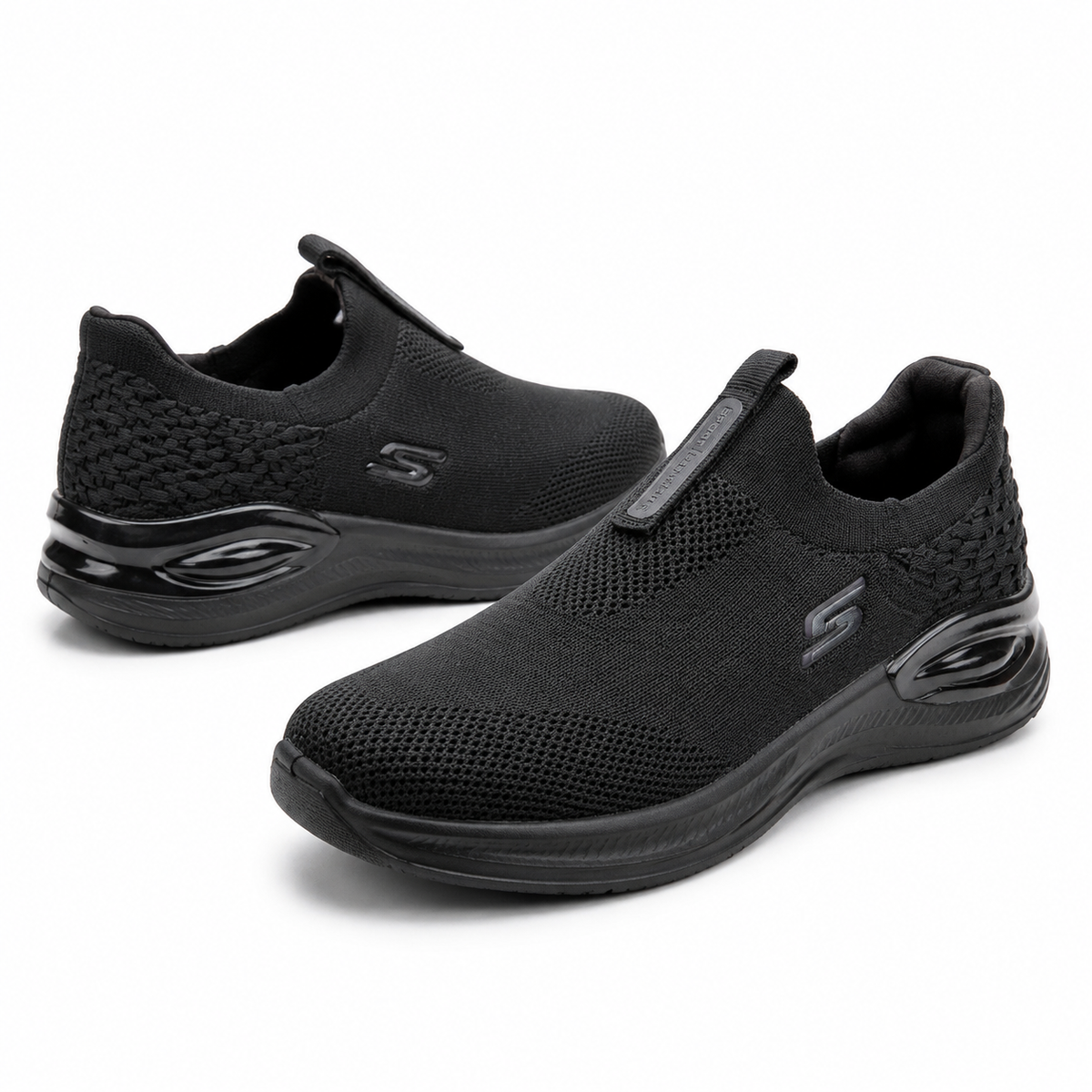 Black Air Flex l Comfort Walk Skechers