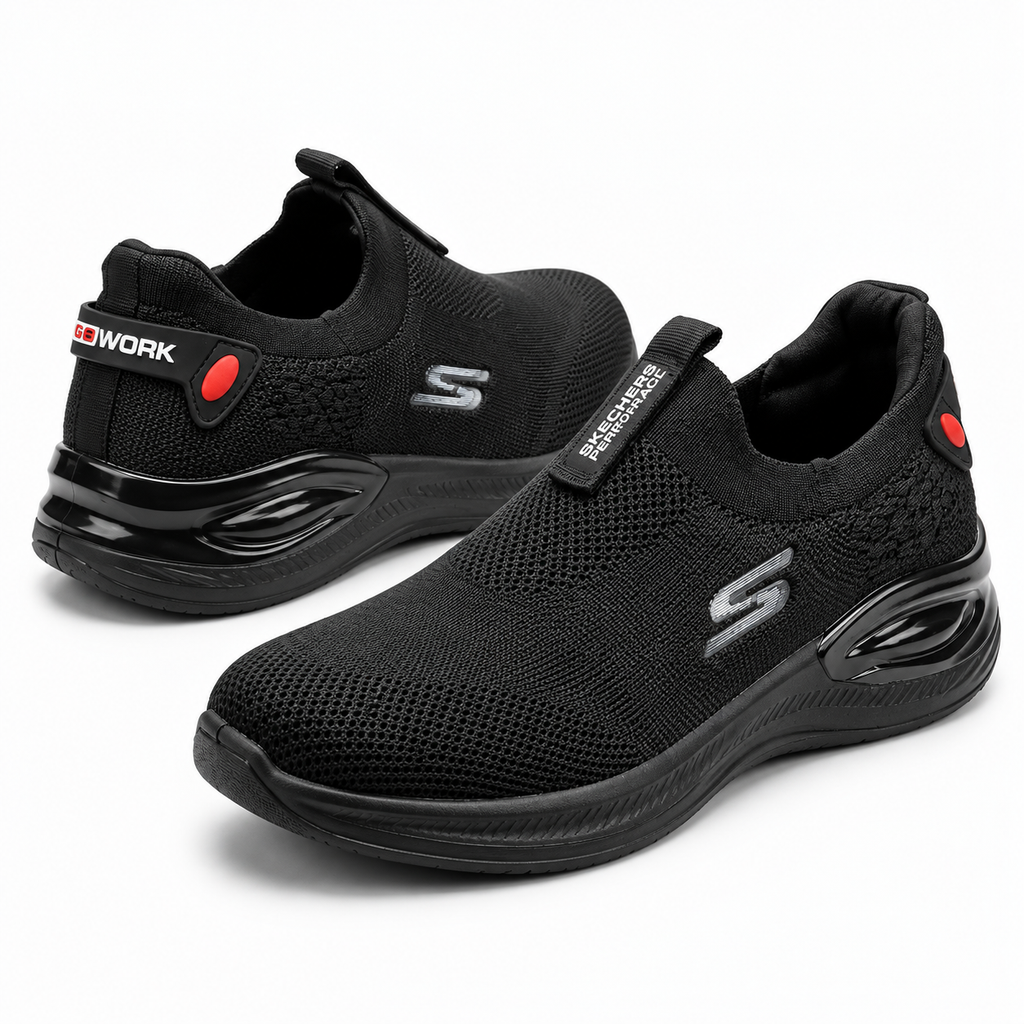 Black Air Flex | Comfort Walk Skechers