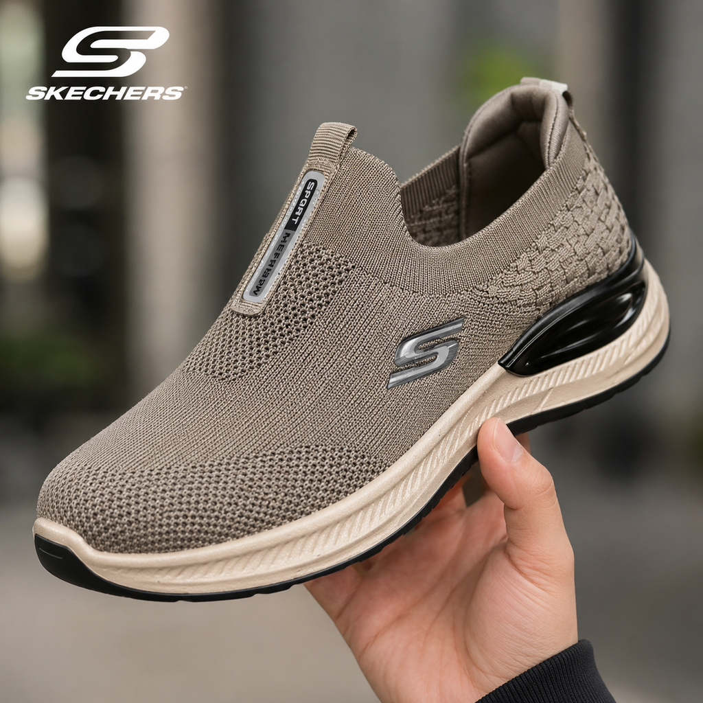 Beige Air Flex | Comfort Walk Skechers