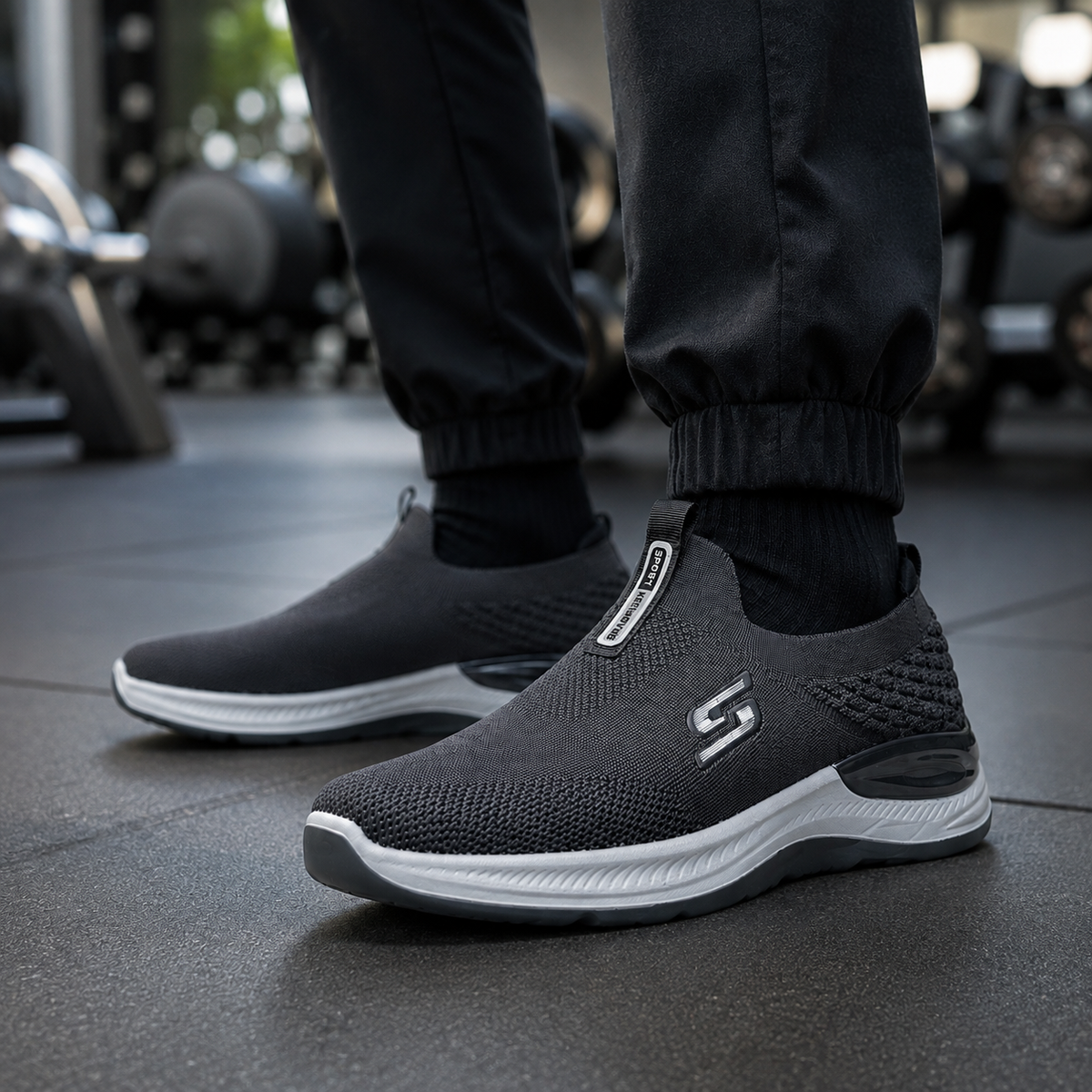 Grey Air Flex | Comfort Walk Skechers