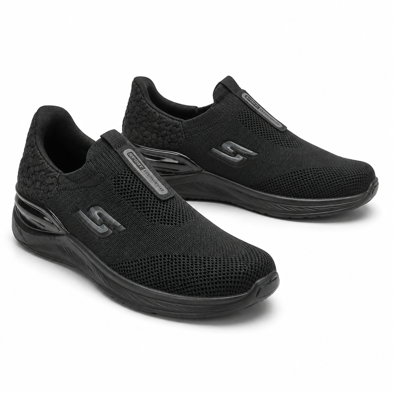 Black Air Flex l Comfort Walk Skechers